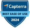 Qbox Ease of Use Capterra Badge